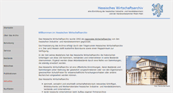 Desktop Screenshot of hessischeswirtschaftsarchiv.de