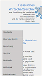 Mobile Screenshot of hessischeswirtschaftsarchiv.de